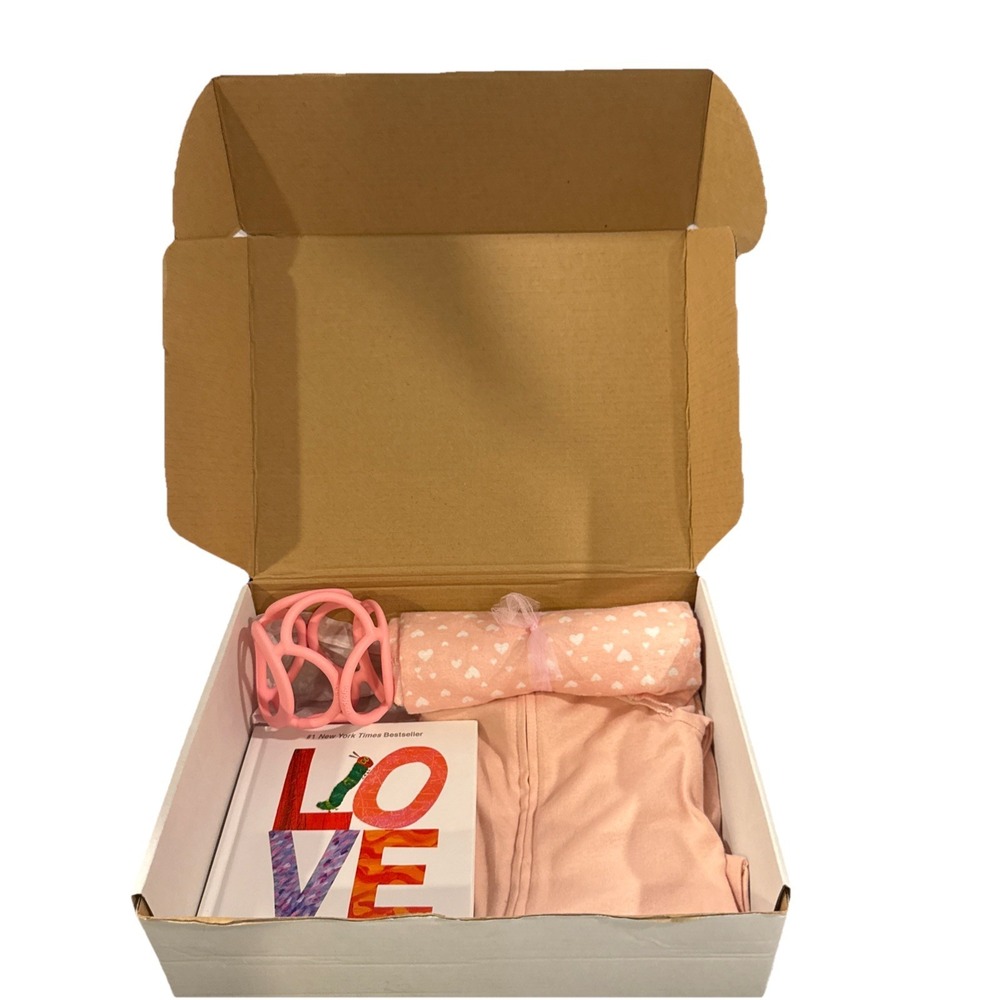 Eric Carle Baby Girl Shower Gift, New Mom & Infant Giftset Book, Outfit, Blanket